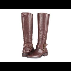 LAST CHANCE Enzo Angiolini Scarly Knee High Wide calf boots.